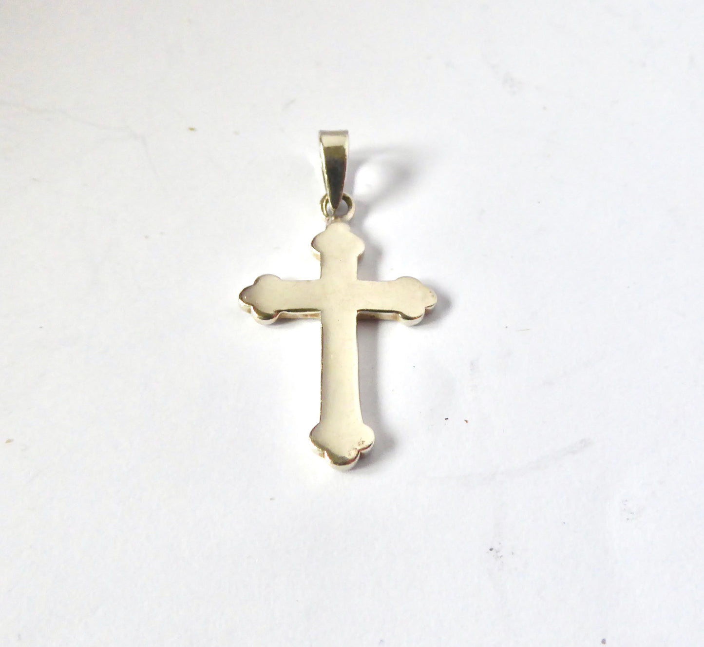 Silver Plain Cross