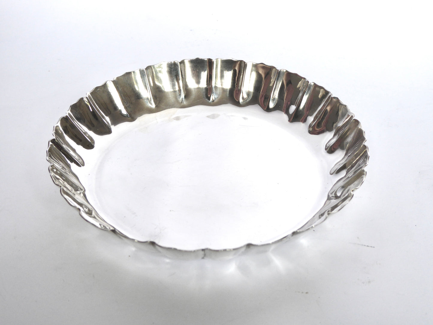 Irish Silver Strawberry Dish 1986