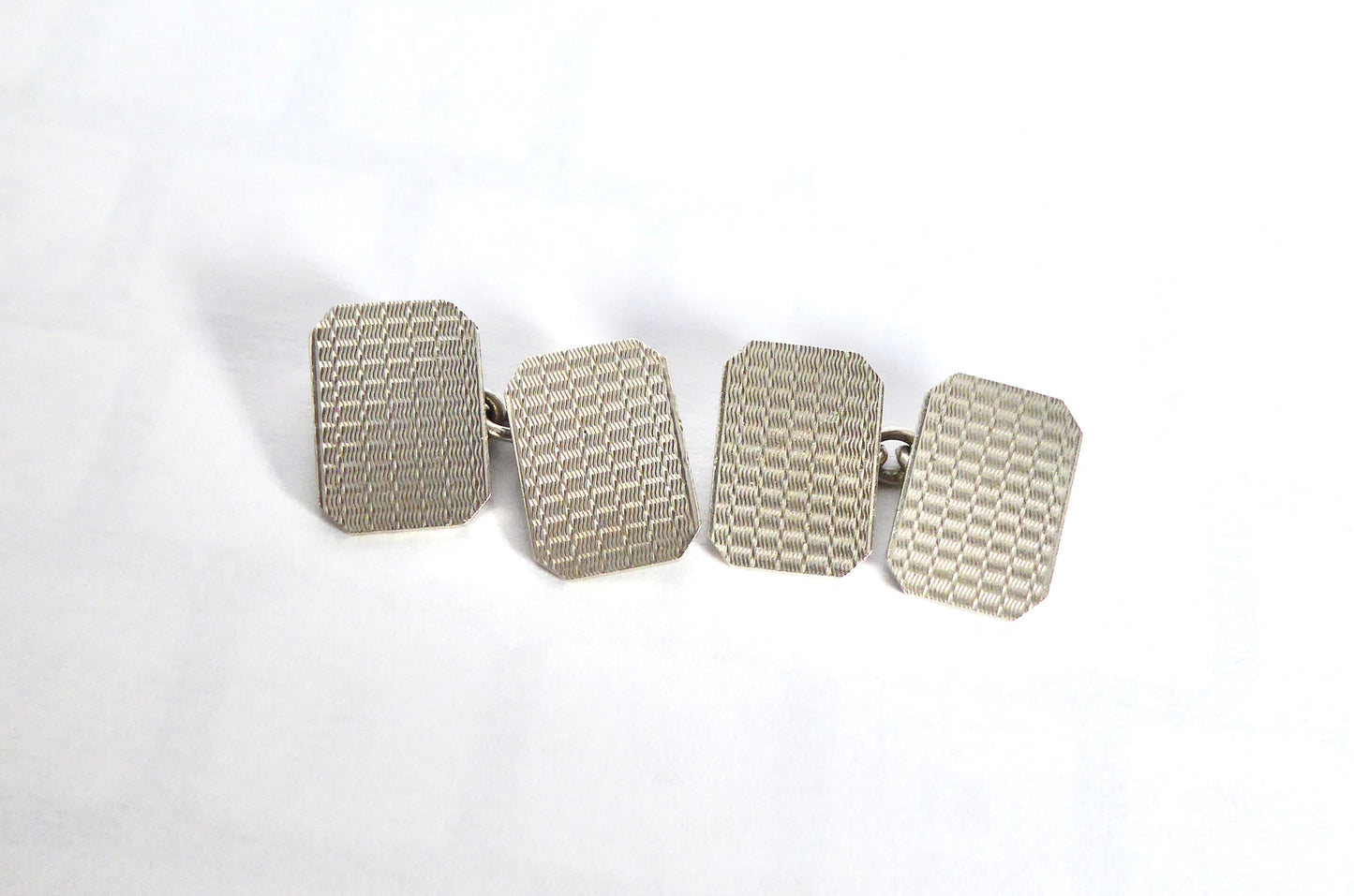 Vintage Silver Cufflinks 1953