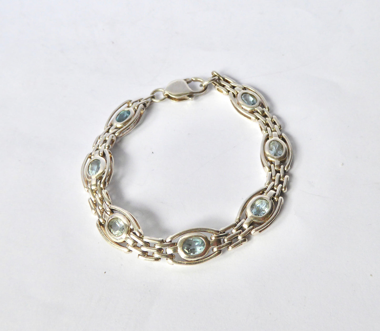Silver & Topaz Bracelet