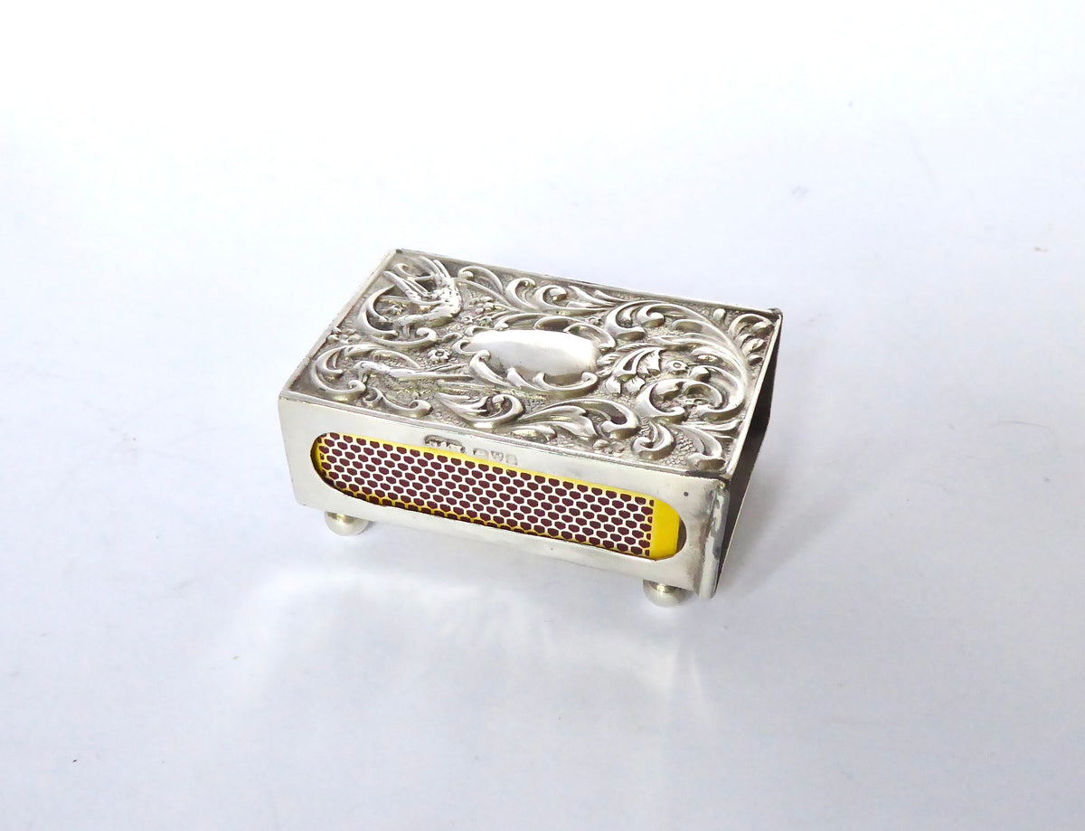 Silver match Box Holder 1903