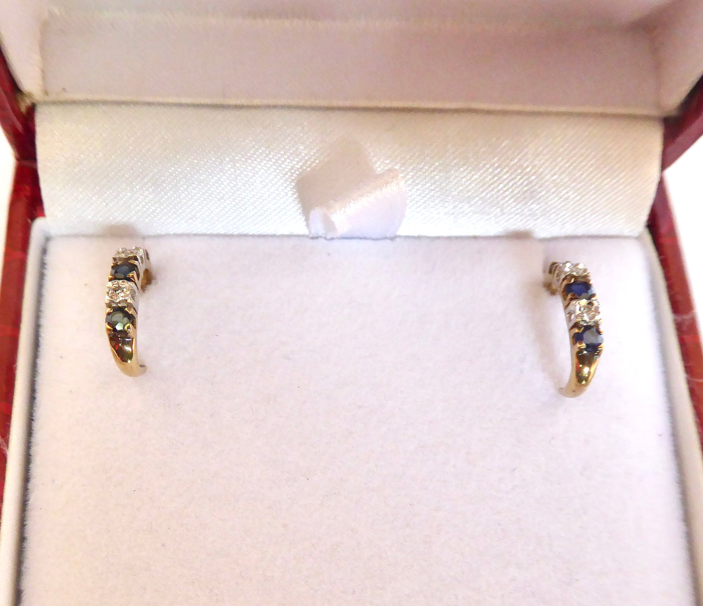 Sapphire & Diamond Earrings