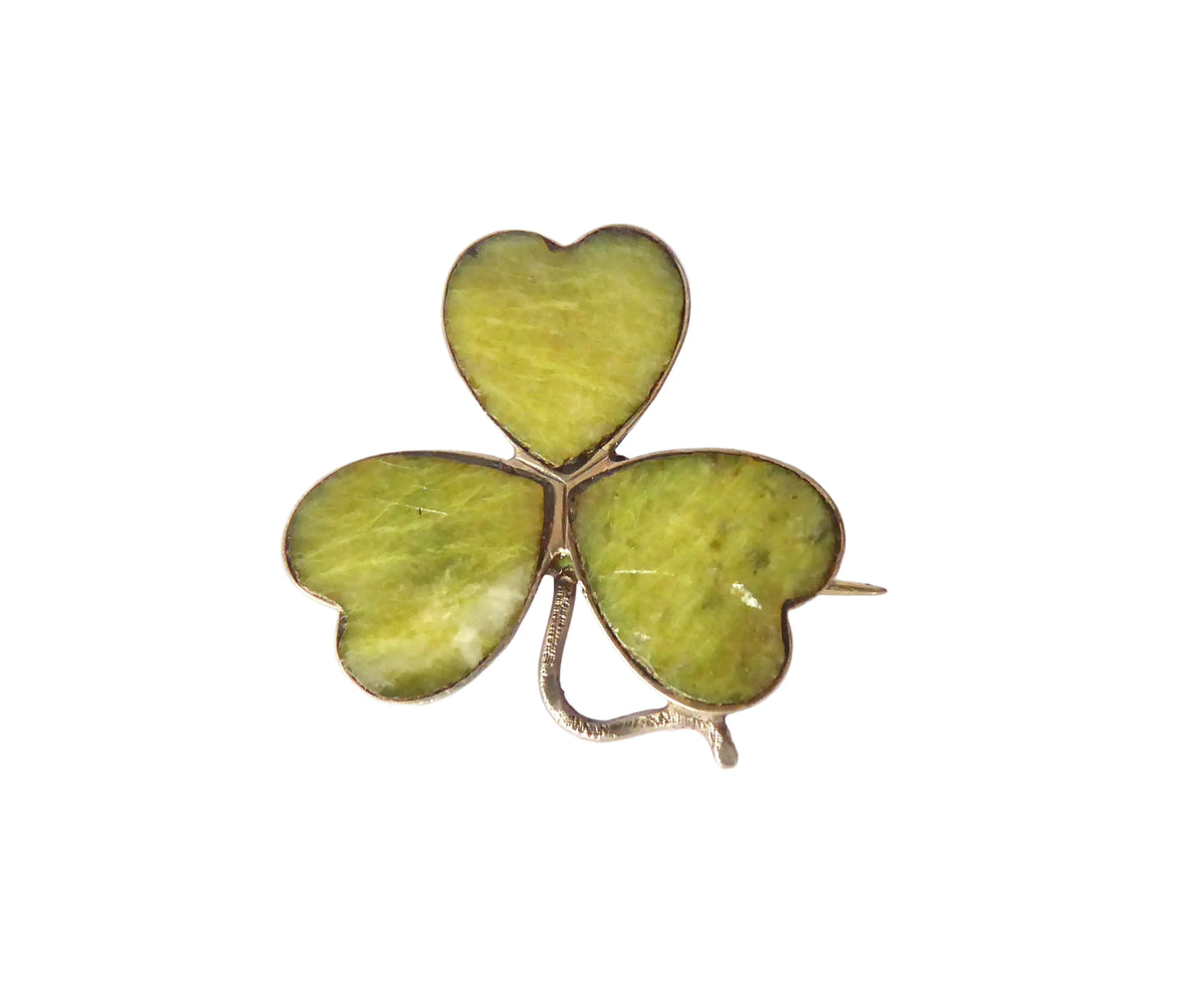 Antique Shamrock Brooch 1902