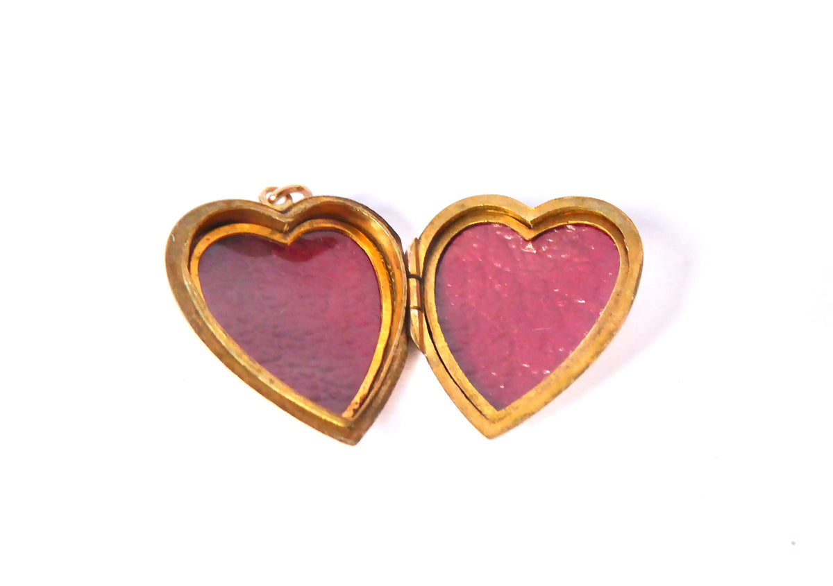 Rose Gold Heart Locket