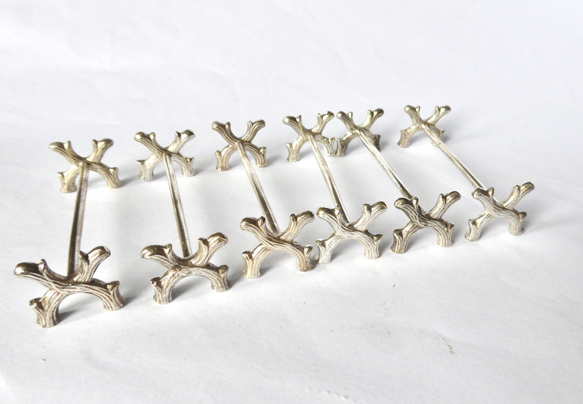 Six Vintage Knife Rests