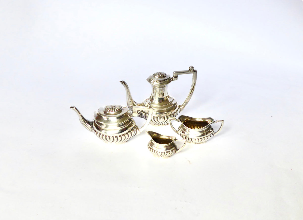 Miniature Silver Tea Set 1940