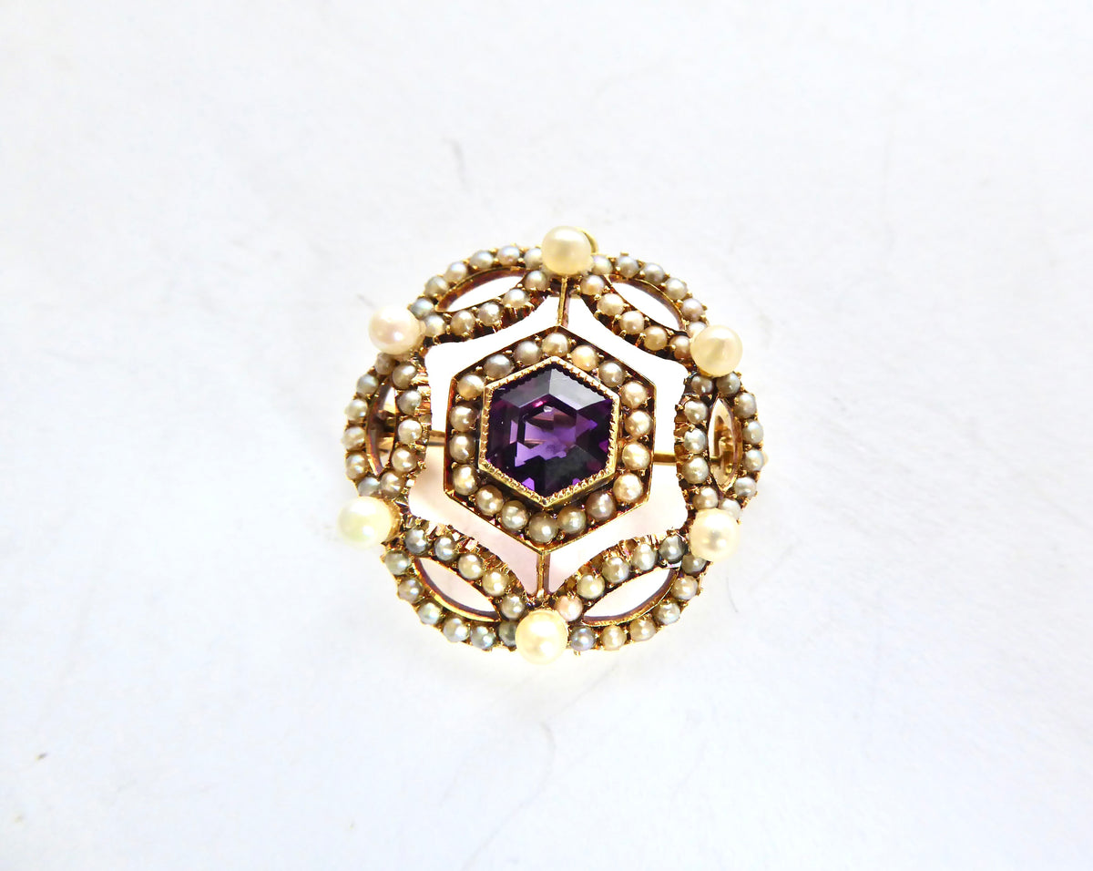 15ct. Amethyst Pendant