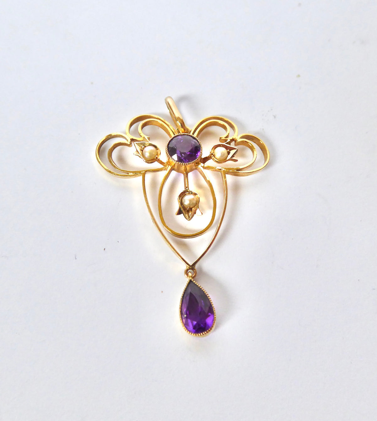 Antique Amethyst Pendant