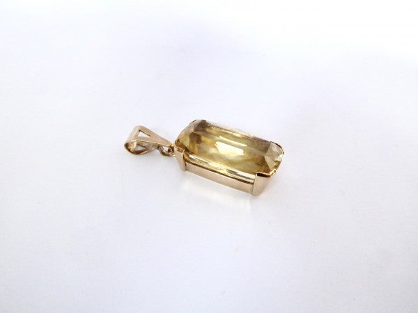 VINTAGE CITRINE PENDANT