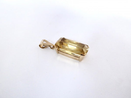 VINTAGE CITRINE PENDANT