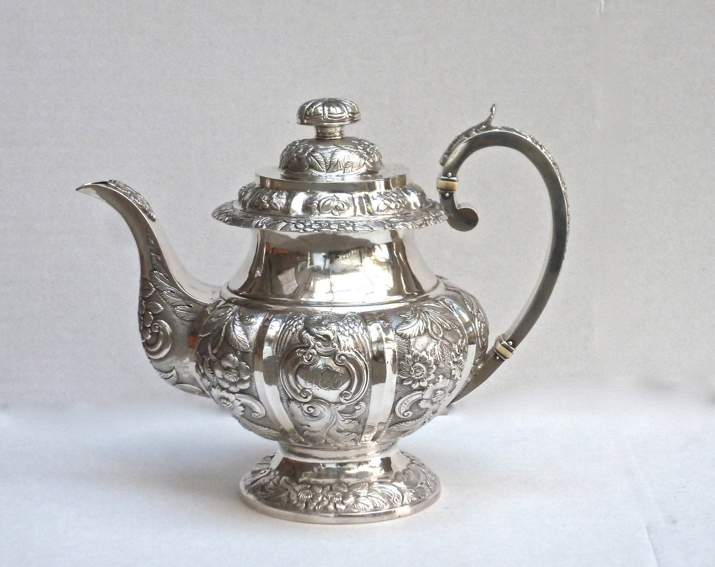 Georgian Irish Silver Coffee Pot 1827