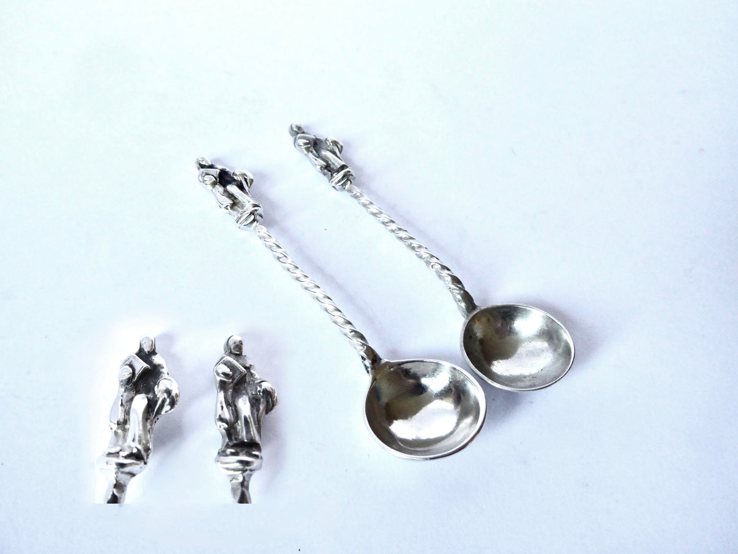 Silver Salt Spoons - Apostle Pattern