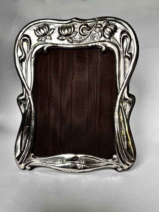 Embossed Silver Frame