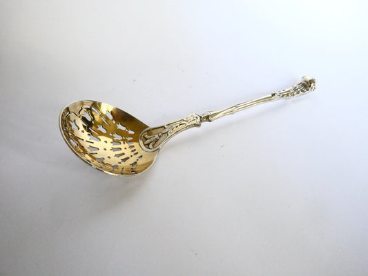 Antique Silver Sifter Spoon 1860