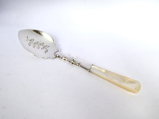 Vintage Silver Jam Spoon