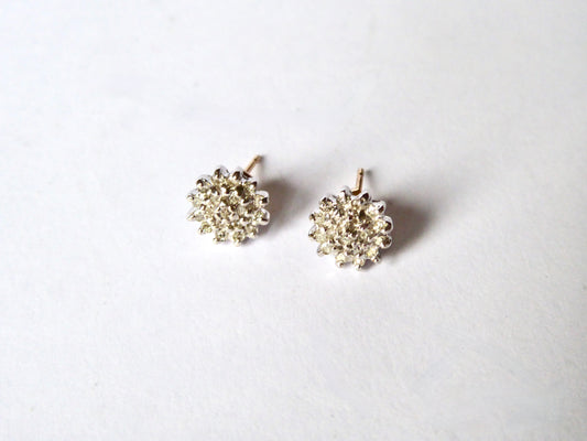 Diamond Cluster Earrings