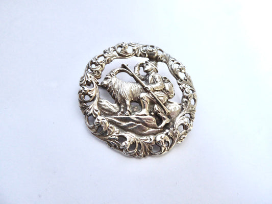 Norwegian Silver Brooch