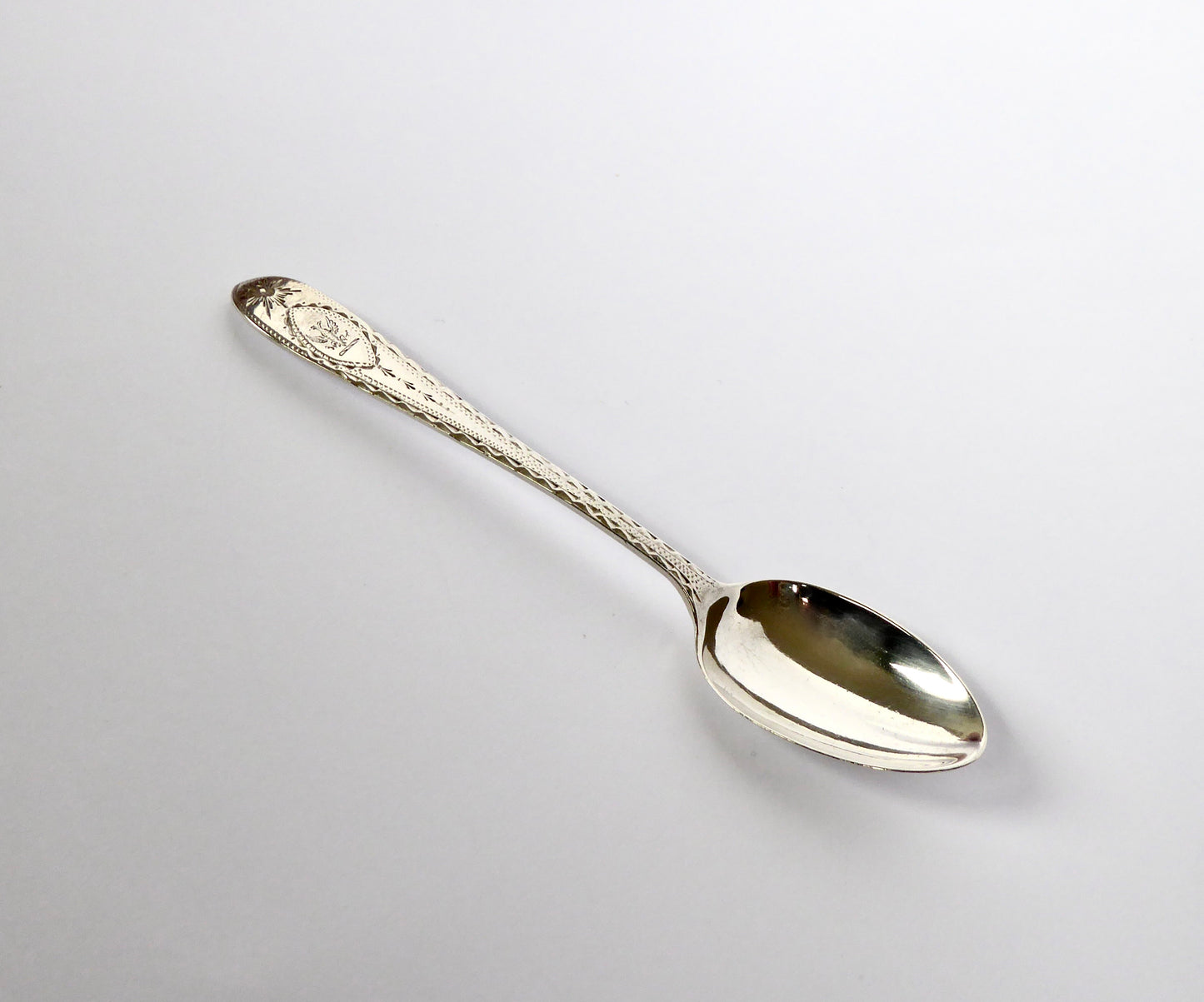 Twelve Irish Silver Coffee Spoons 1892