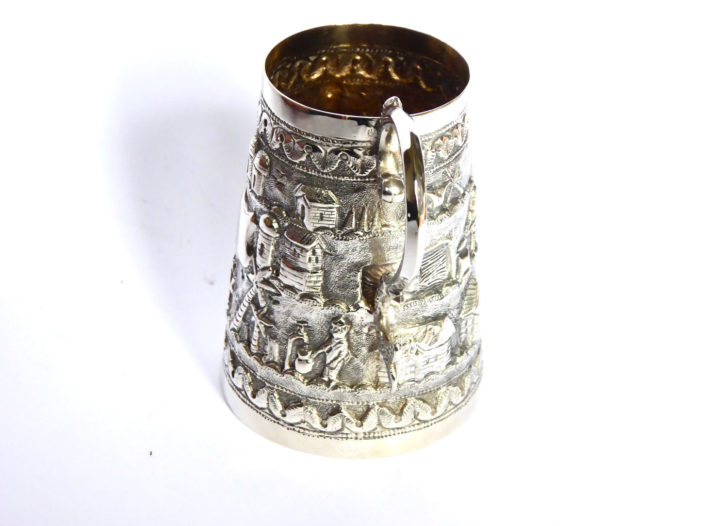 Indian Silver Christening Mug