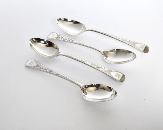 Bright Cut Teaspoons 1804