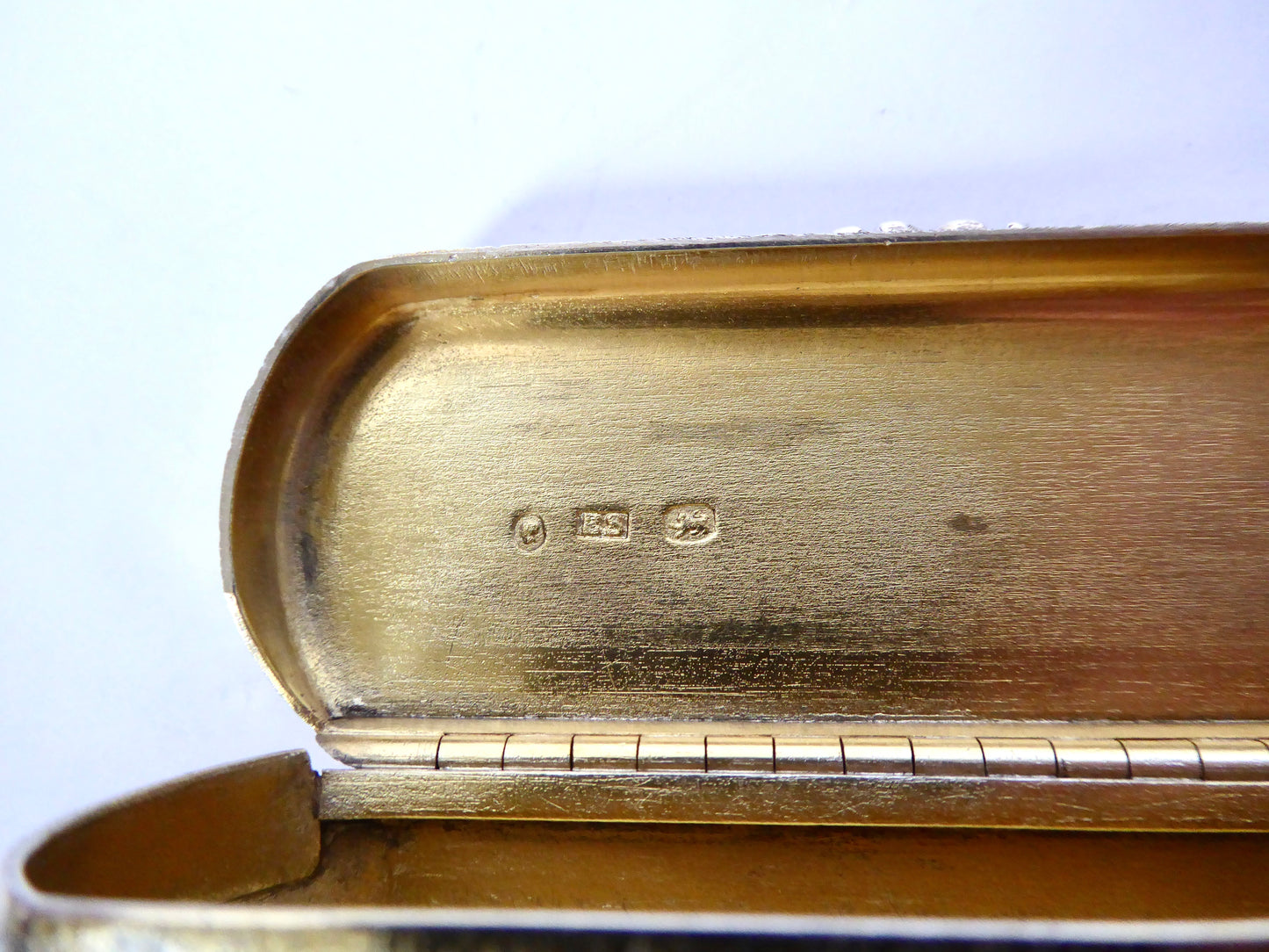 Victorian Silver Snuff Box 1858