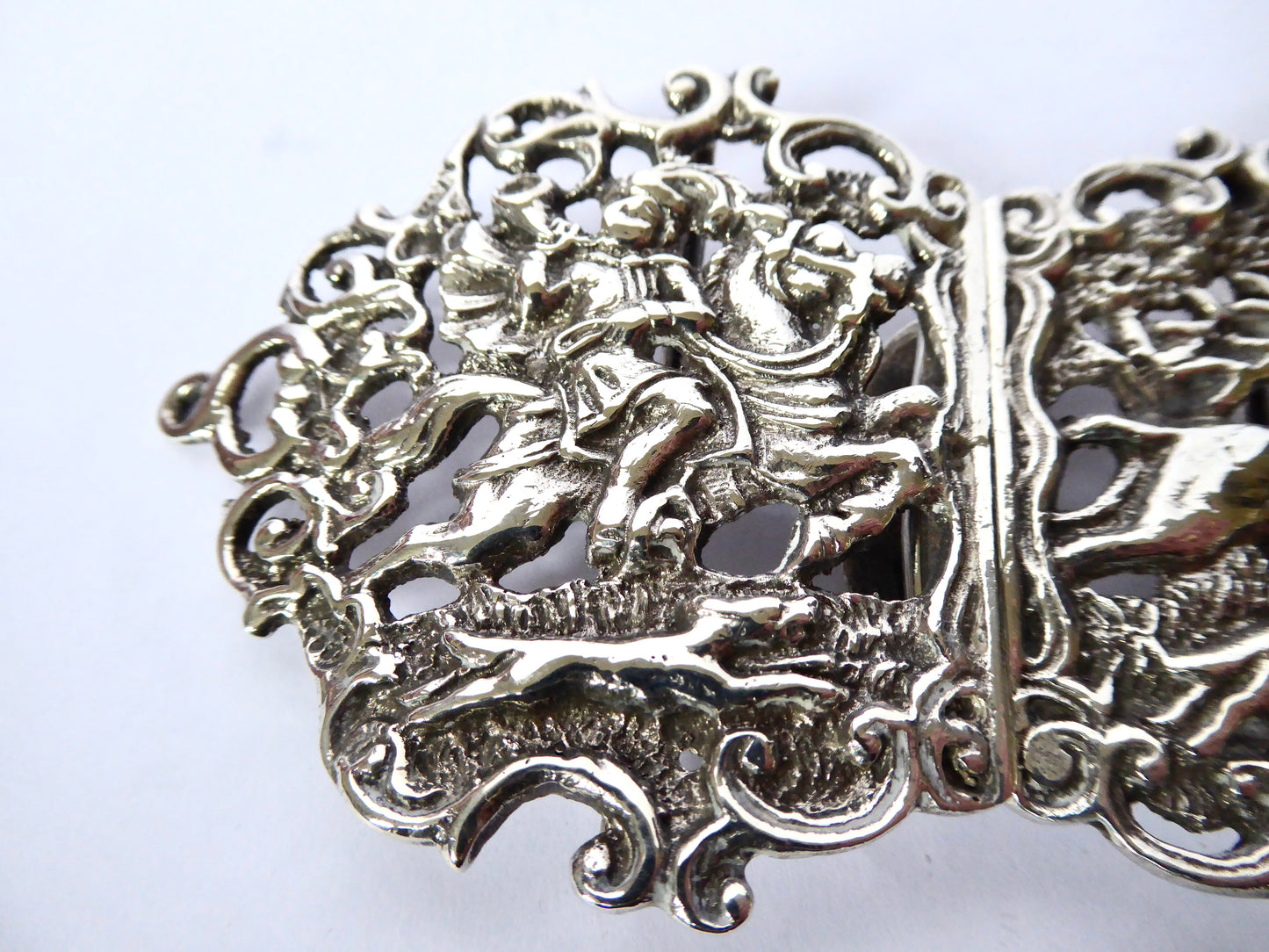 Silver Nurse Buckle 1897