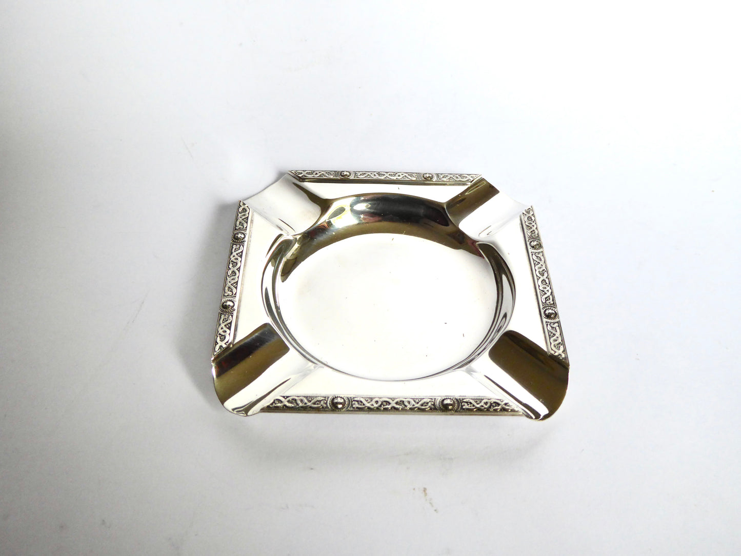 Irish Silver Ash Tray 1966