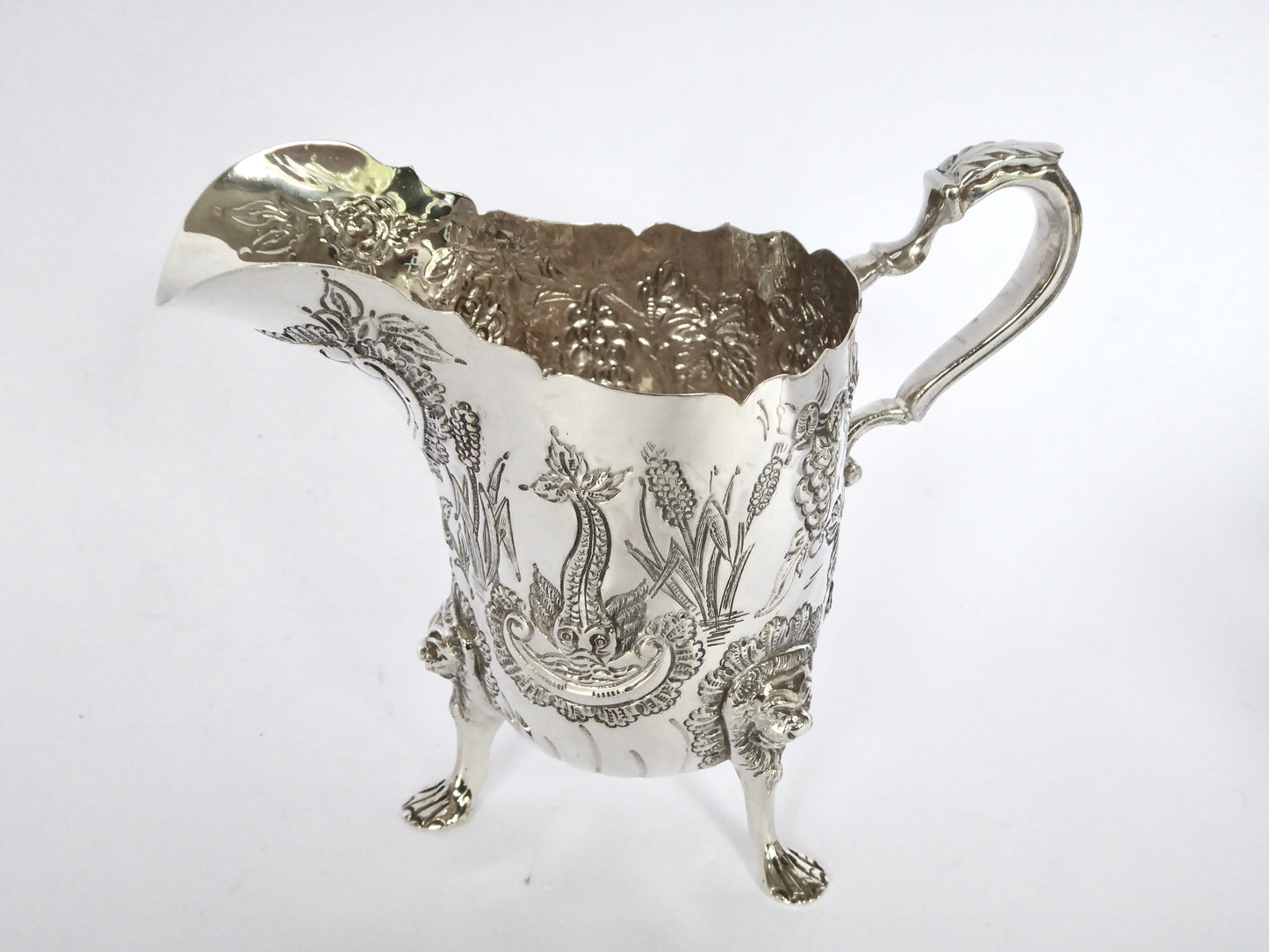 Irish Silver Milk Jug & Sugar Bowl