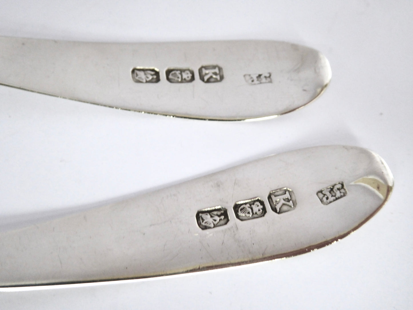 Irish Bright Cut Silver Ladles 1806