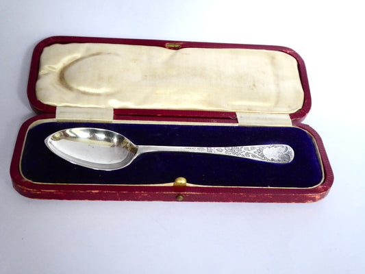 Silver Christening Spoon 1910