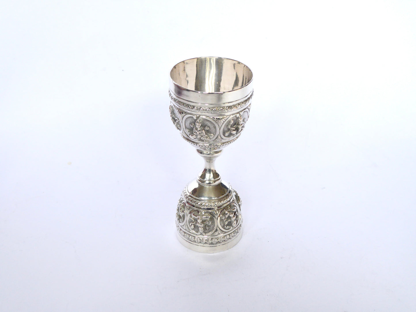 Silver Double Drinks Measure