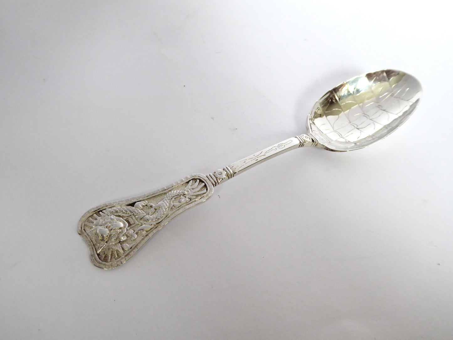Chinese Silver Spoon - Dragon Handle