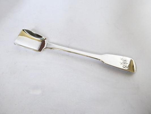 Irish Silver Salt Spoon 1825