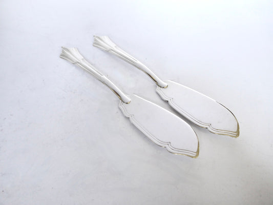 Pair of Albany Pattern Butter Knives 1889