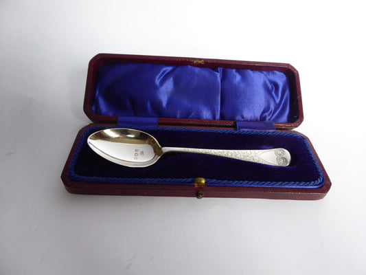 Silver Christening Spoon 1910