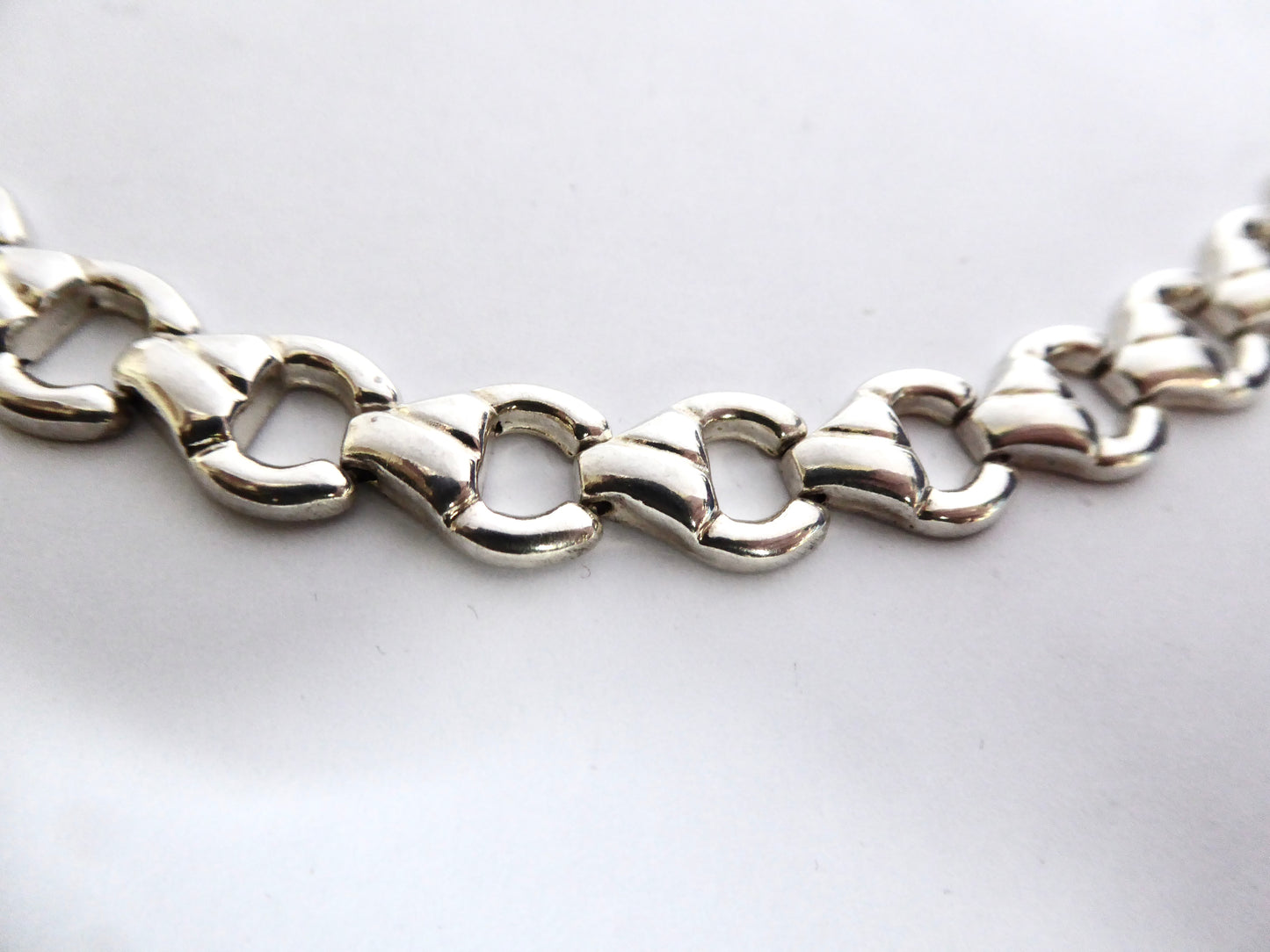 Silver Circular Link Neck Chain