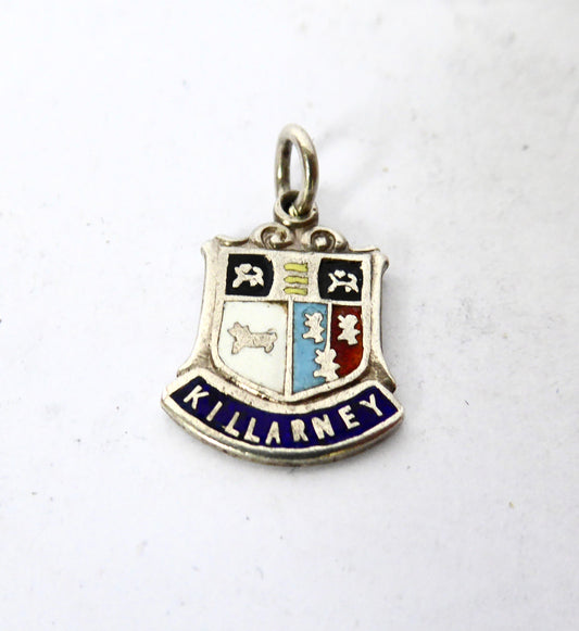 Killarney Silver Shield Charm