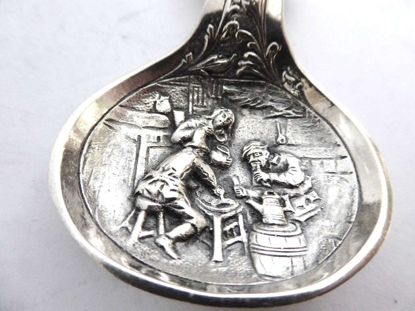 Dutch Silver Caddy Spoon