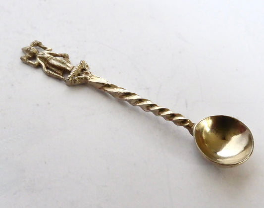 Indian Silver Salt Spoon