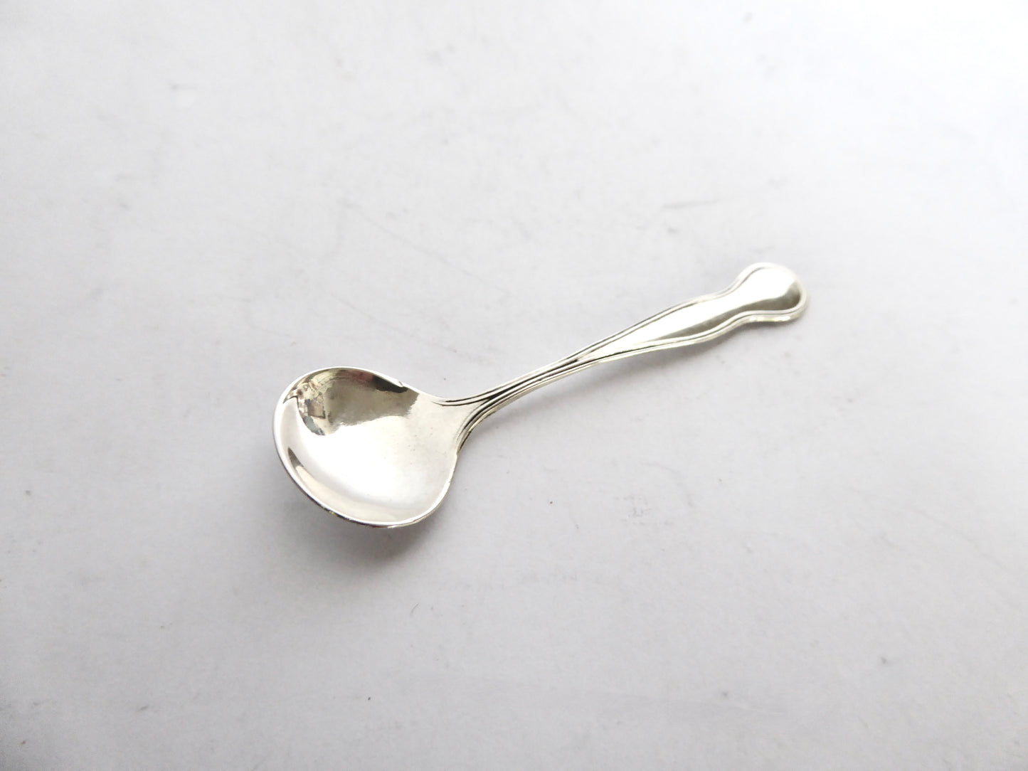 American Silver Salt Spoon