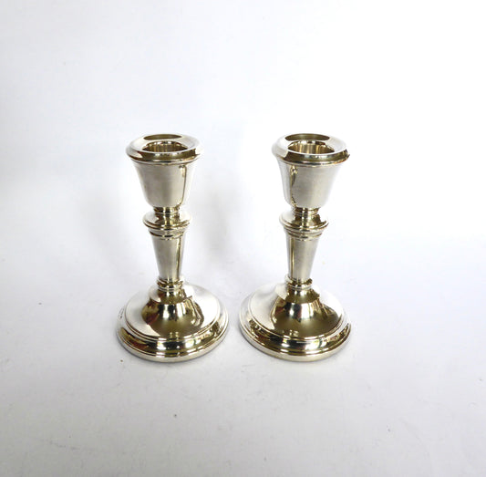 Vintage Silver Candlesticks 1967