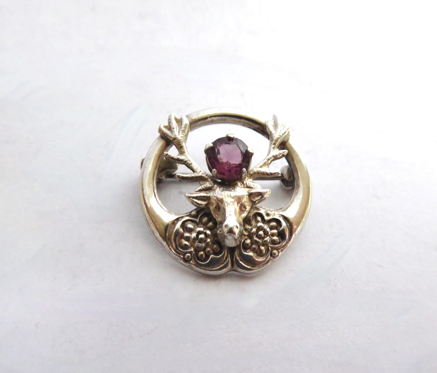 Stag's Head Brooch