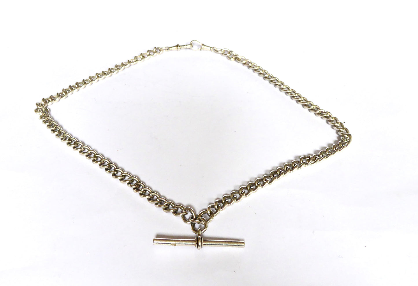 Antique Silver Double Albert Chain