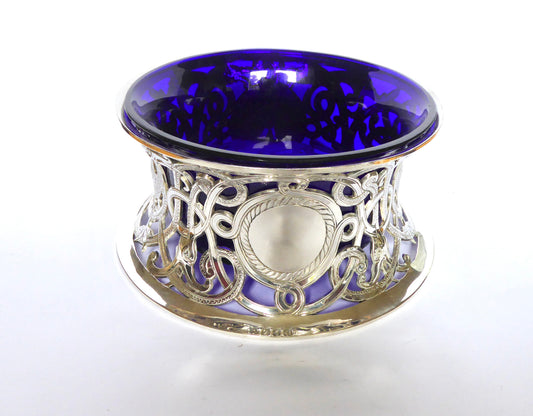 Celtic Design Silver Dish Ring 1911