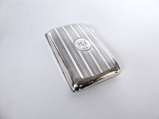 Silver Cigarette Case 1915