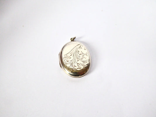 Small Oval Silver Locket