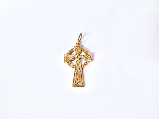 Gold Celtic Cross Pendant 1964