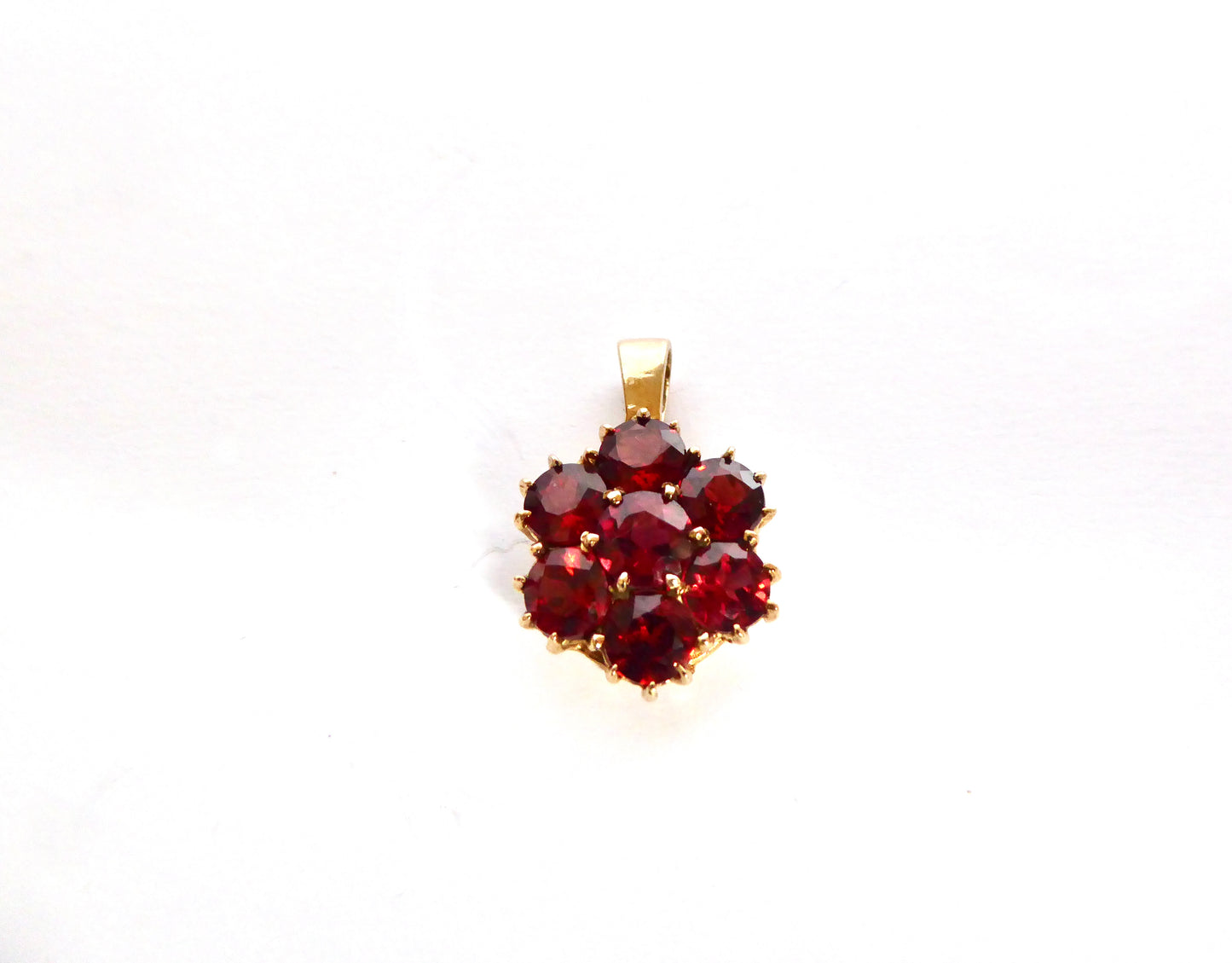 Garnet Cluster Pendant