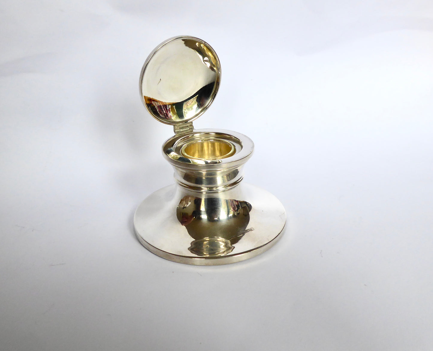 Plain Capstan Silver Inkwell 1964