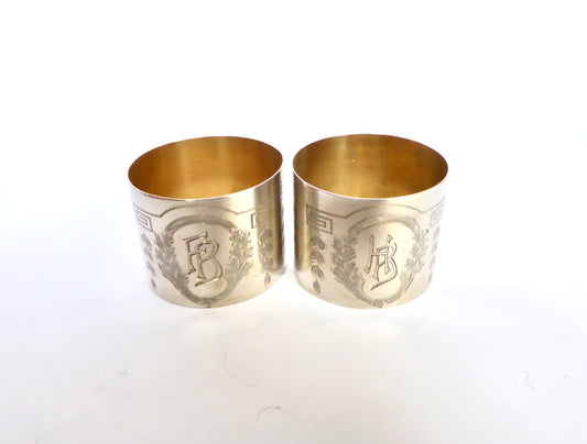 Pair of Antique Napkin Rings